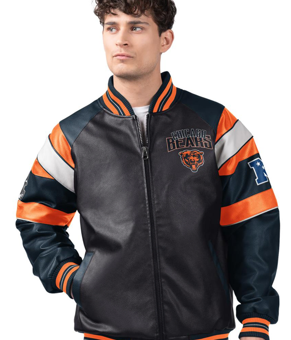 Chicago Bears Leather Jacket