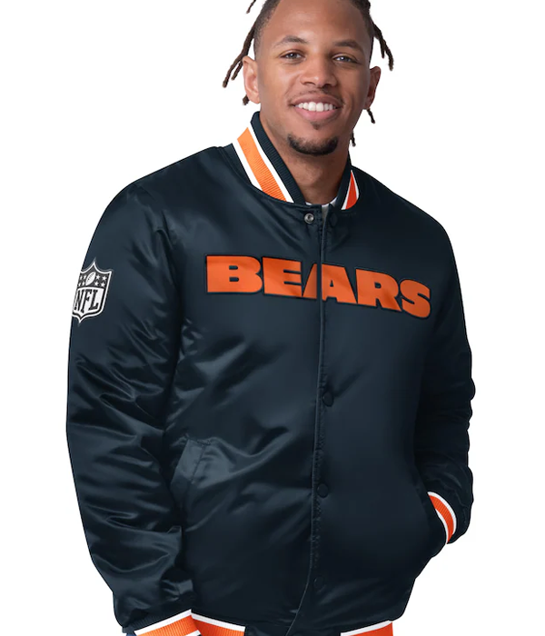 Chicago Bears Satin Jacket