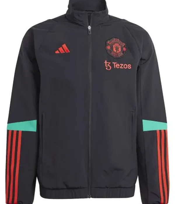 Manchester United Black Presentation Jacket