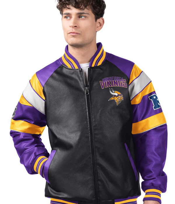 Minnesota Vikings Leather Jacket