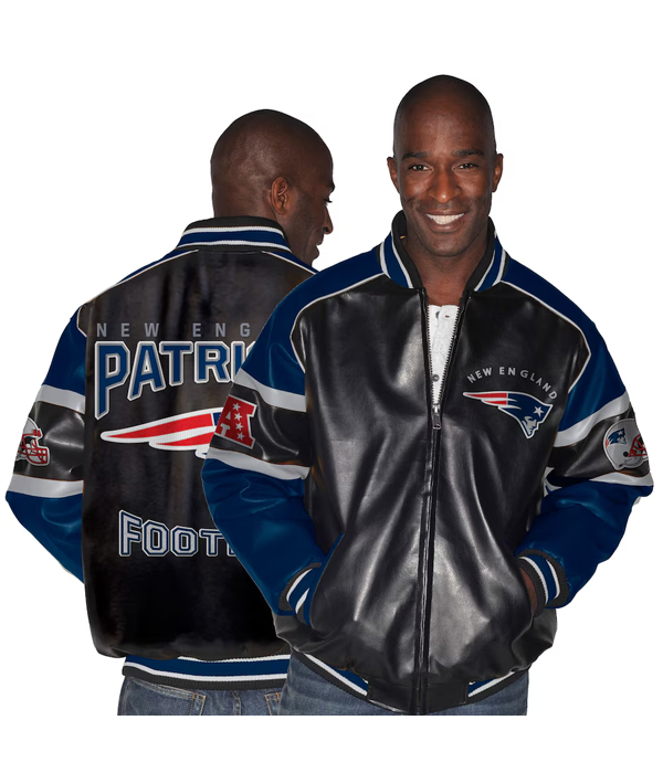 New England Patriots Leather Jacket