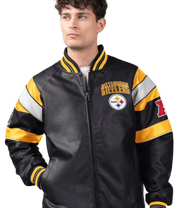 Pittsburgh Steelers Leather Jacket