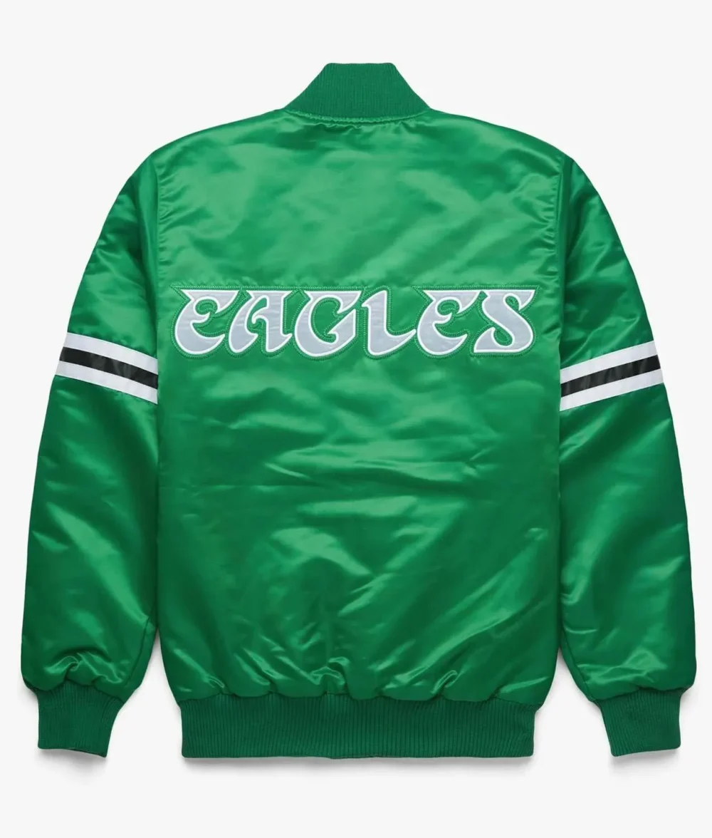 philadelphia-eagles-green-satin-jacket