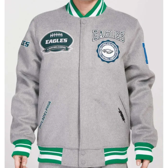 philadelphia-eagles-heather-grey-varsity-jacket
