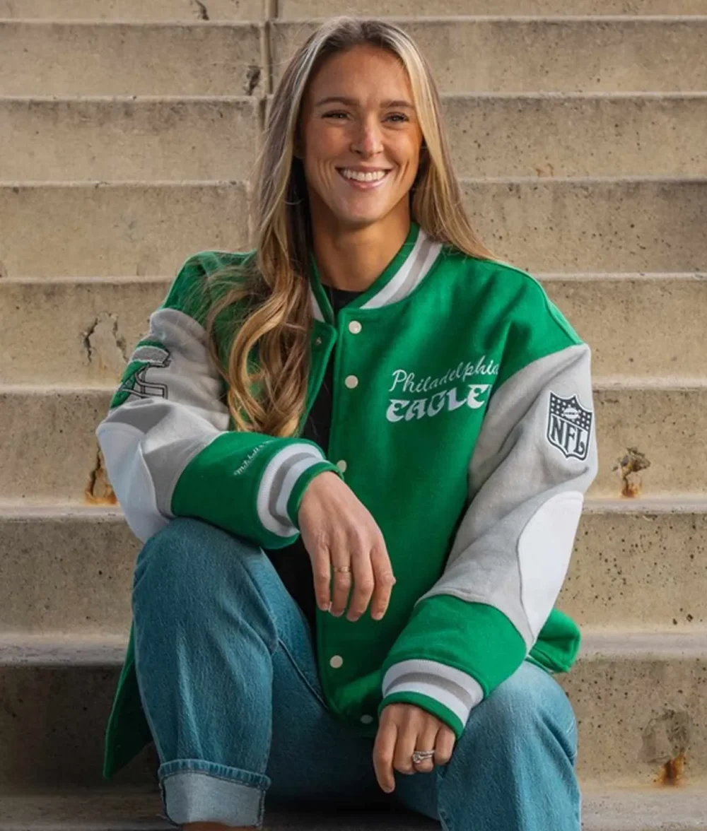 princess-diana-philadelphia-eagles-green-and-grey-jacket