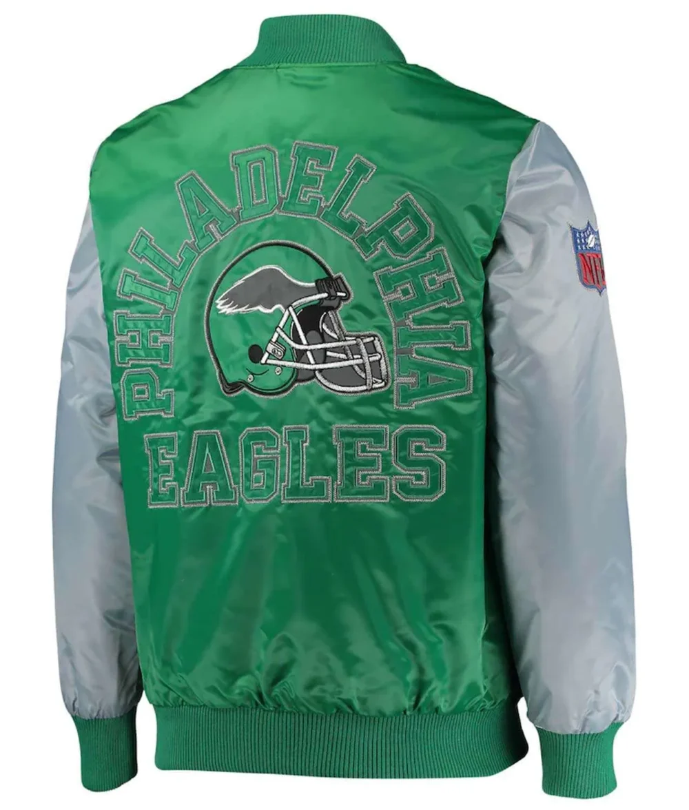 starter-philadelphia-eagles-locker-room-throwback-kelly-green-and-silver-satin-varsity-full-snap-jacket