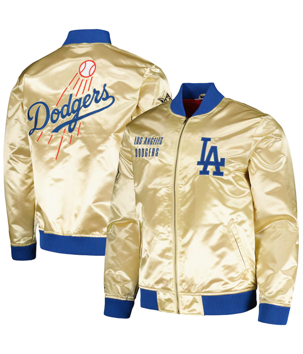 Dodgers Satin Bomber Jacket
