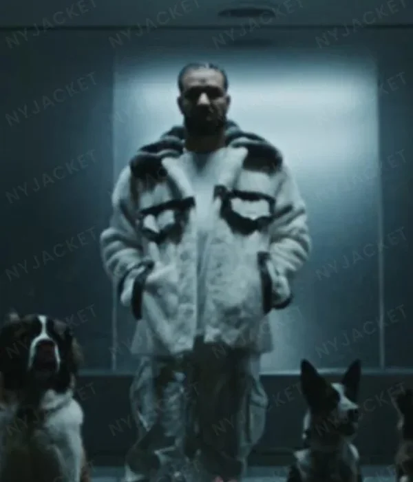 Drake-New-First-Person-Shooter-White-Fur-Jacket-600x750