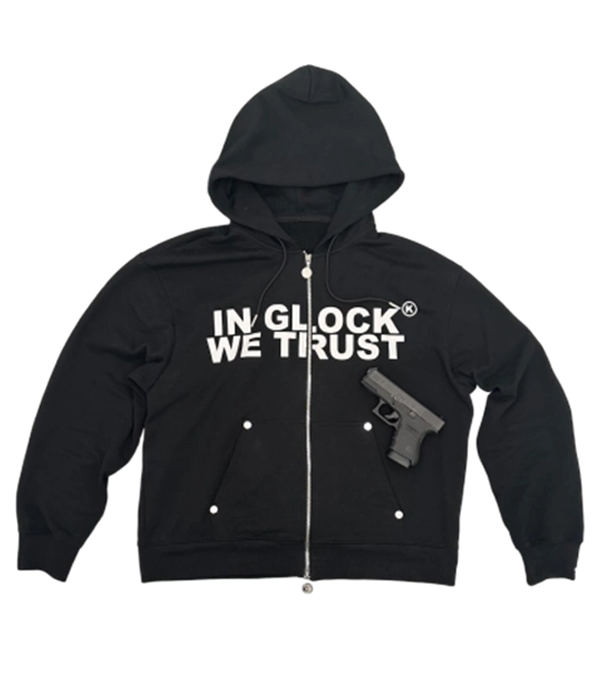 In Glock We Trust Zip-Up Hoodie