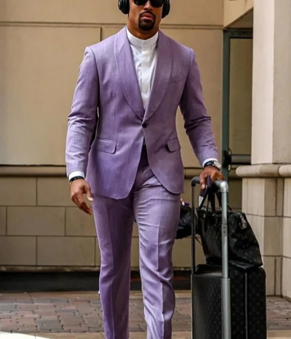 Jalen Hurts Purple Suit