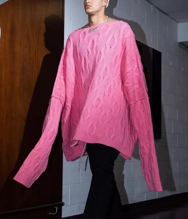 Kyle Kuzma Pink Sweater