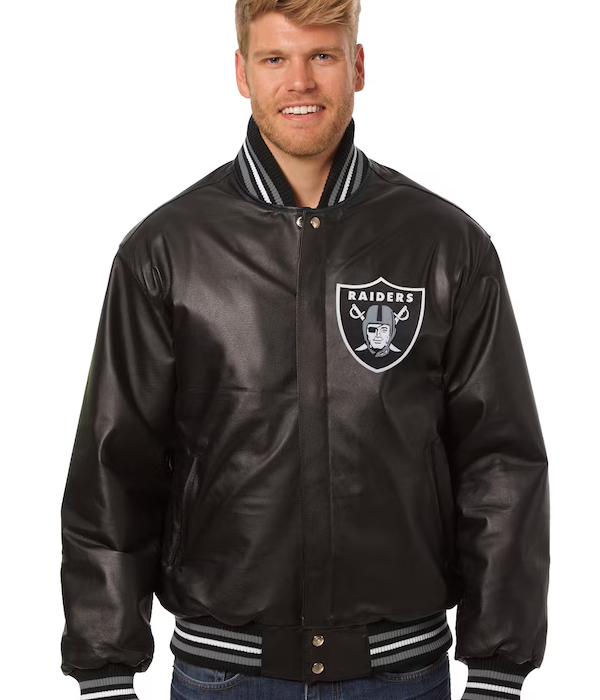 Las Vegas Raiders Leather Jacket