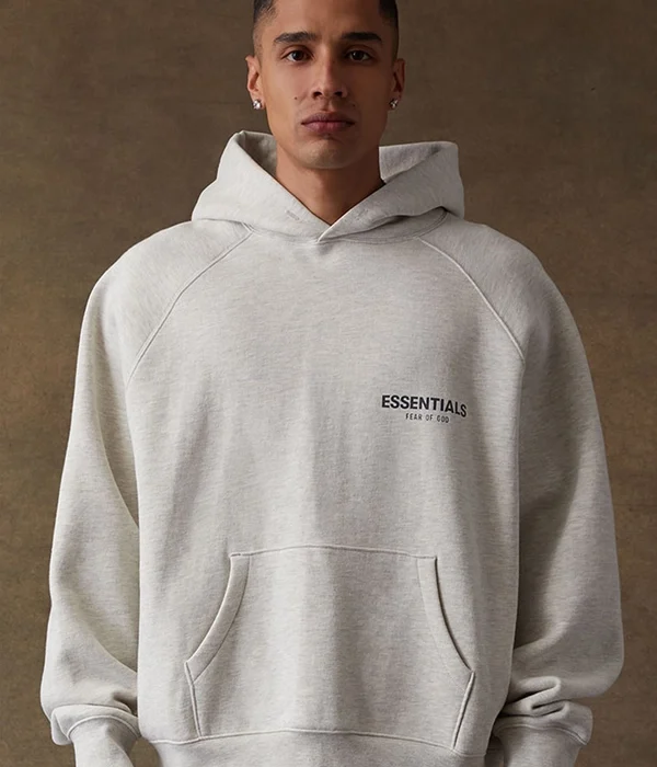 Light Oatmeal Essentials Hoodie