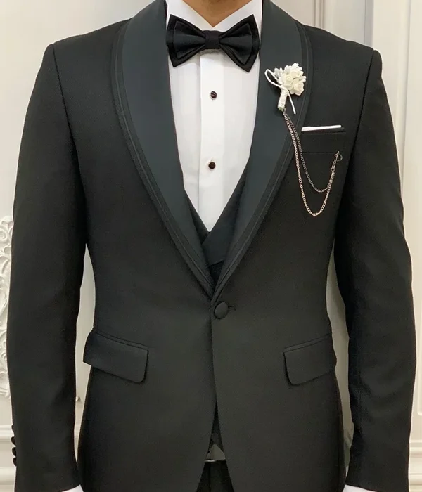 Mens_2_Piece_Slim_Fit_Black_Wedding_Suit