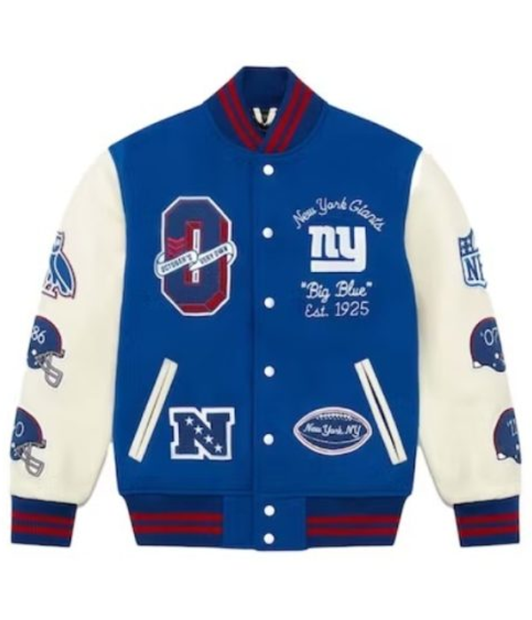 NFL-New-York-Giants-OVO-Blue-Varsity-Jacket
