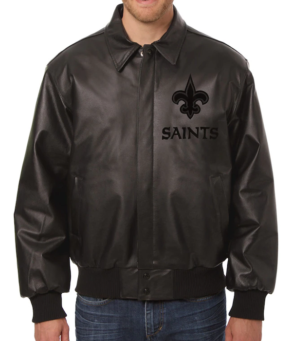 New Orleans Saints Leather Jacket