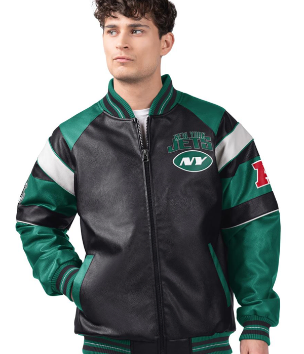 New York Jets Leather Jacket