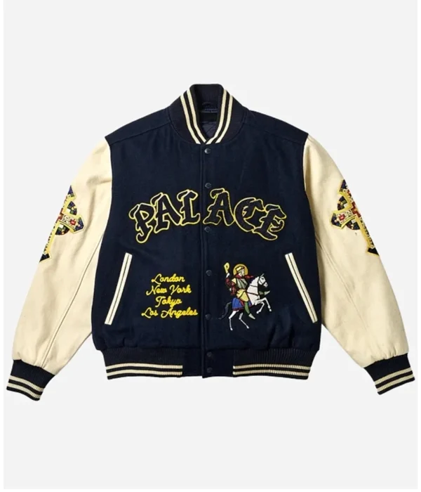 Palace-Saints-Blue-Bomber-Jacket-Front