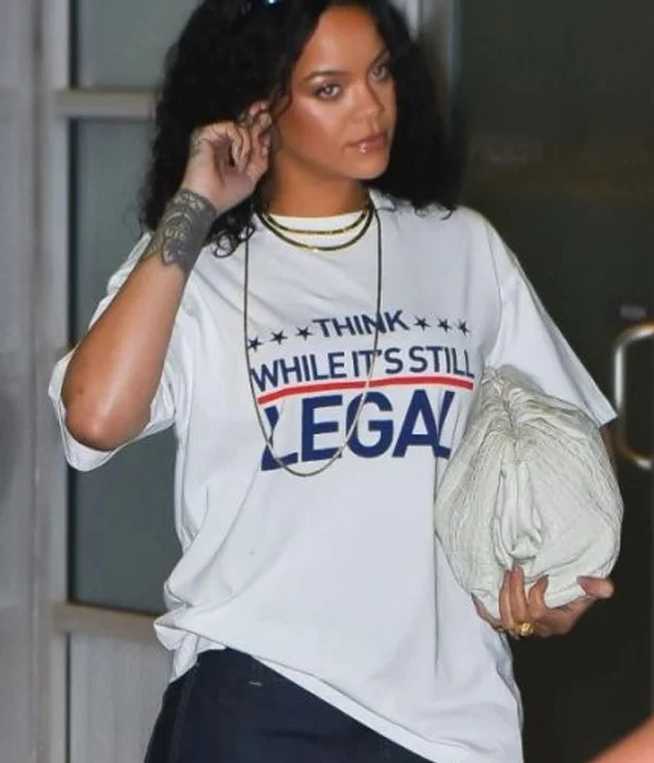 Rihanna-Political-Statement-White-T-Shirt