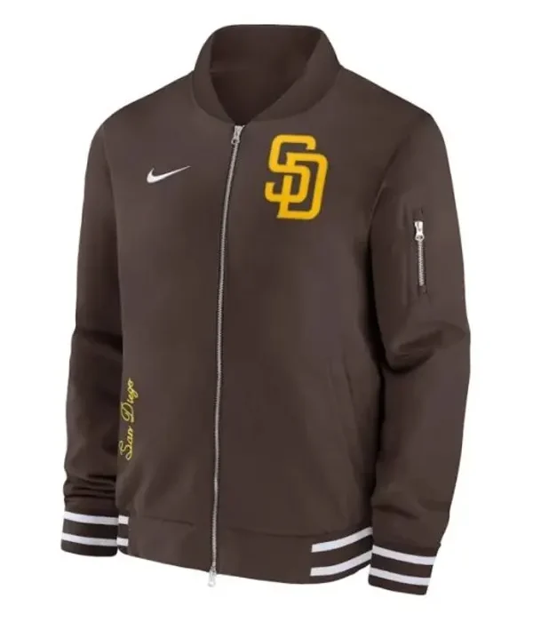 San-Diego-Padres-MLB-Brown-Jacket