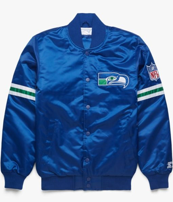Seattle-Seahawks-Royal-Blue-Satin-Jacket