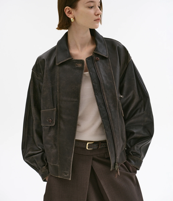 Source Unknown Leather Jacket