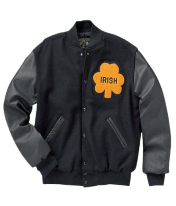 University-of-Notre-Dame-Irish-Rugby-Wool-Black-Jacket