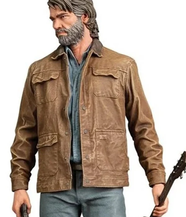 Video-Game-The-Last-of-Us-Part-2-Joel-Brown-Suede-Jacket