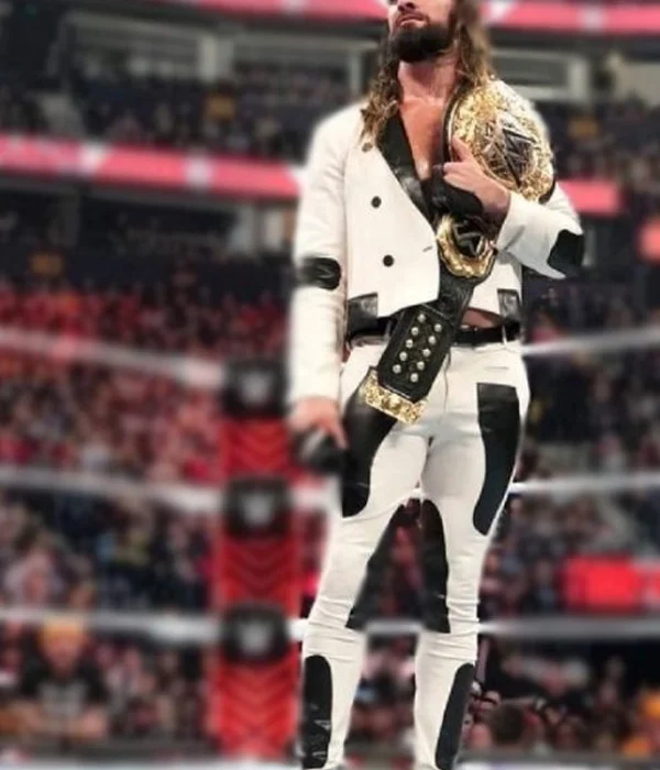 WWE-Raw-Seth-Rollins-White-Leather-Suit