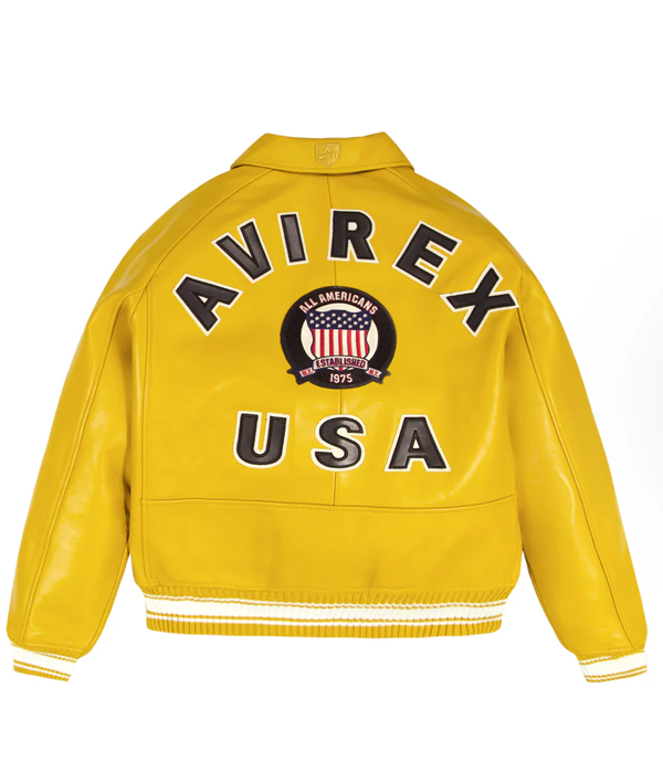 Yellow Avirex Jacket