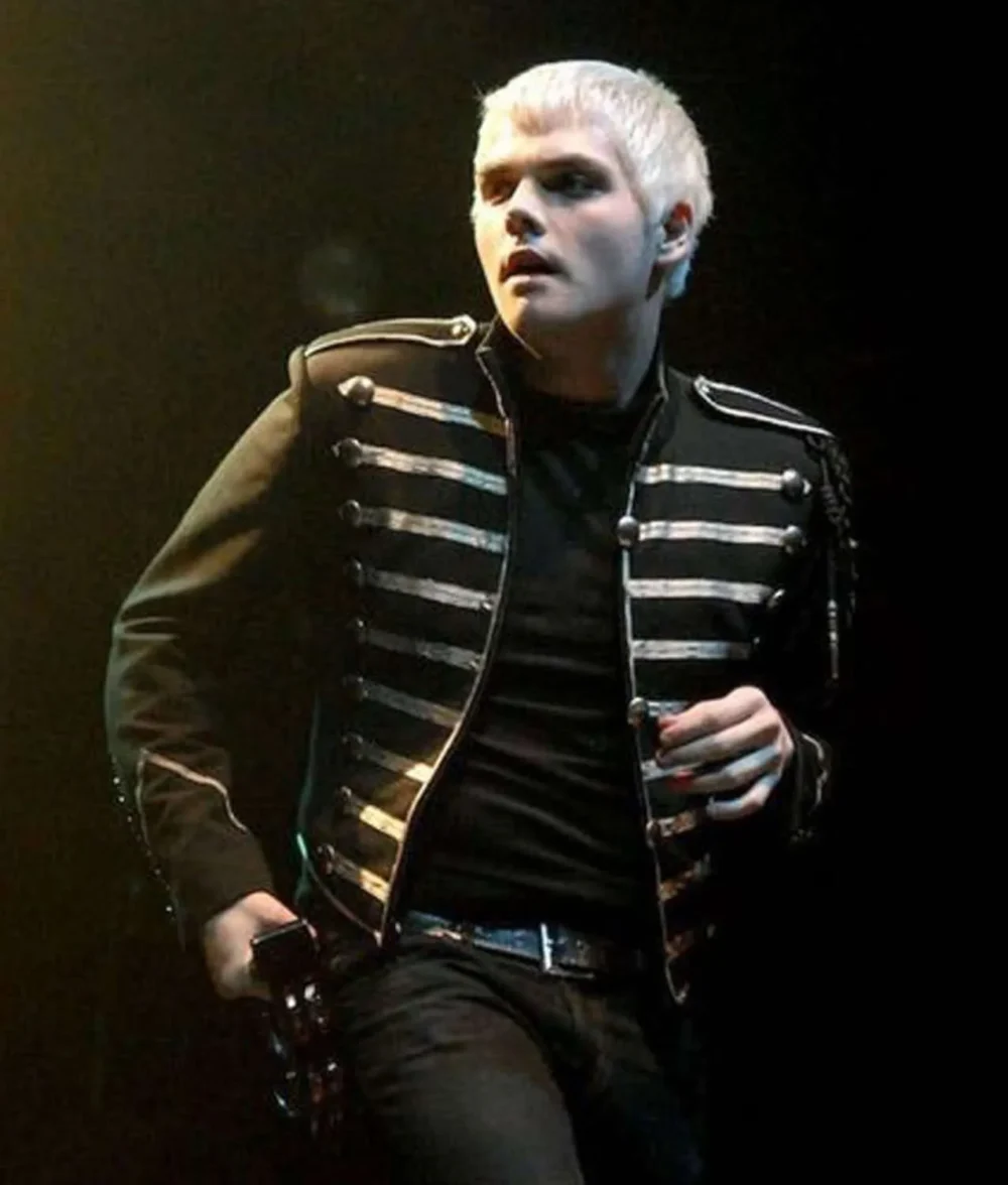 mcr-parade-military-black-jacket