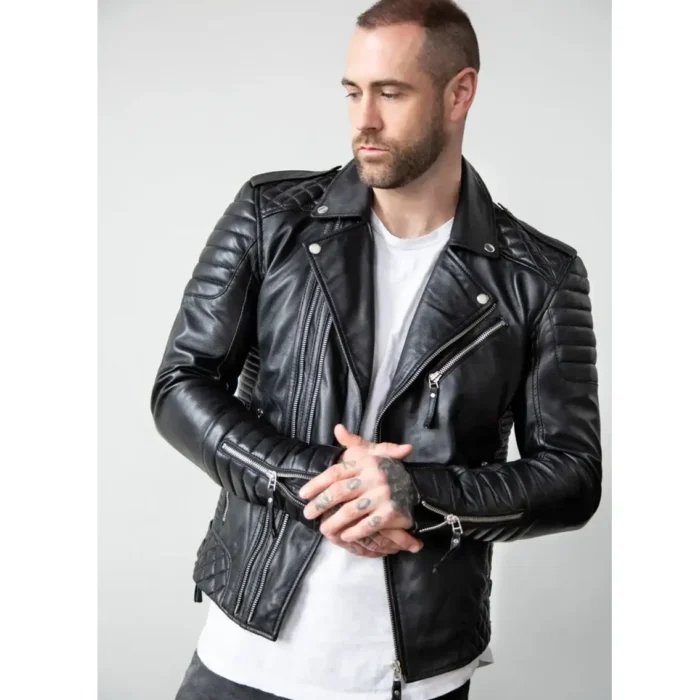 quilted-black-leather-jacket-for-sale