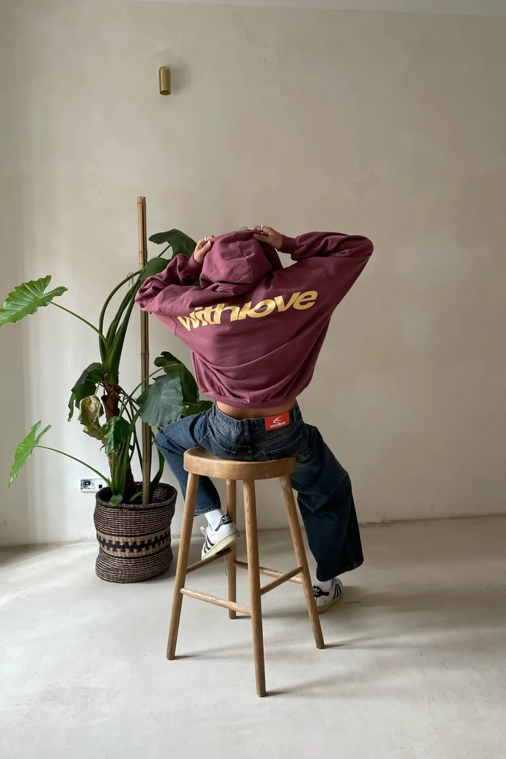 Burgundy-Hoodie