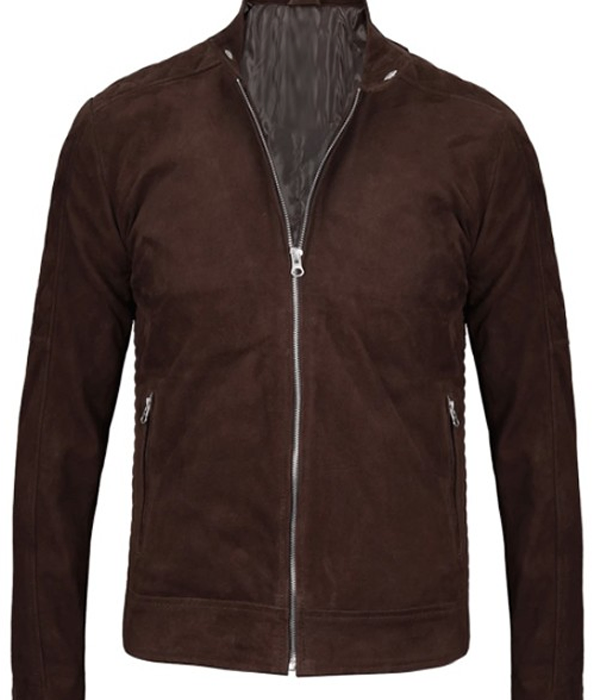 Men’s Classic Brown Suede Jacket