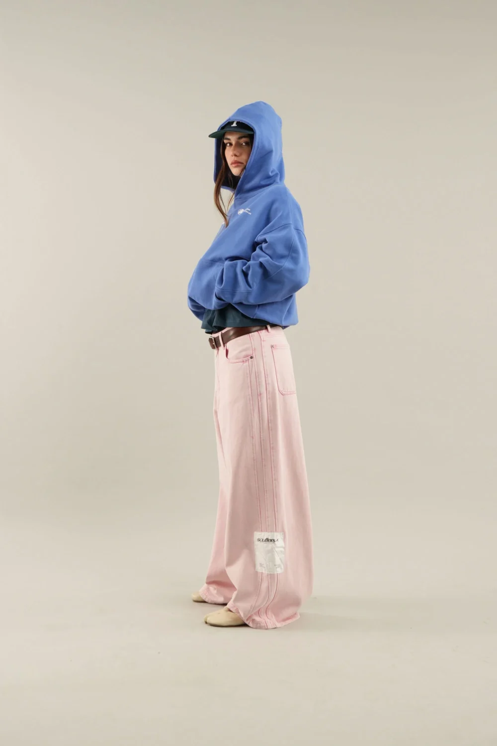 Scuffers-Blue-Hoodie-For-Women