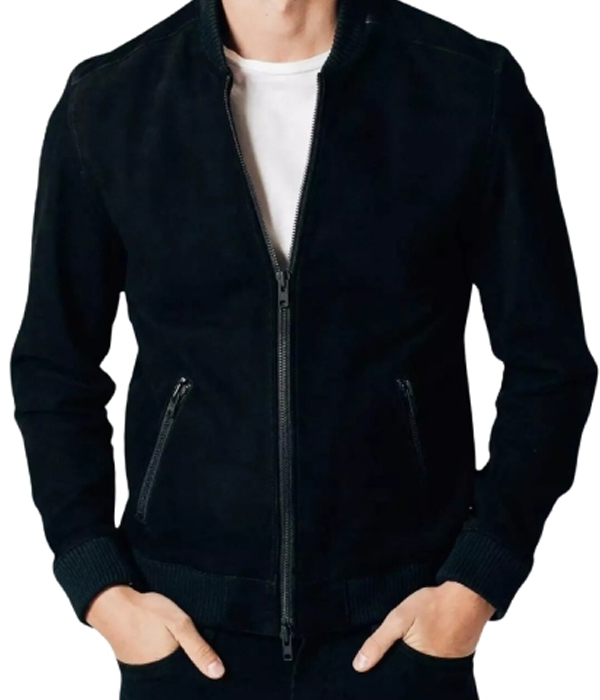 Shane Black Suede Leather Jacket
