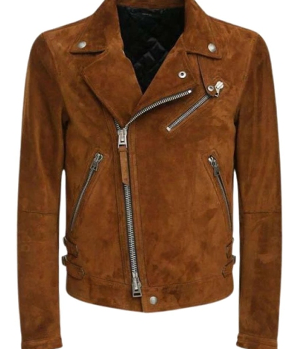 Trail Brown Suede Leather Jacket