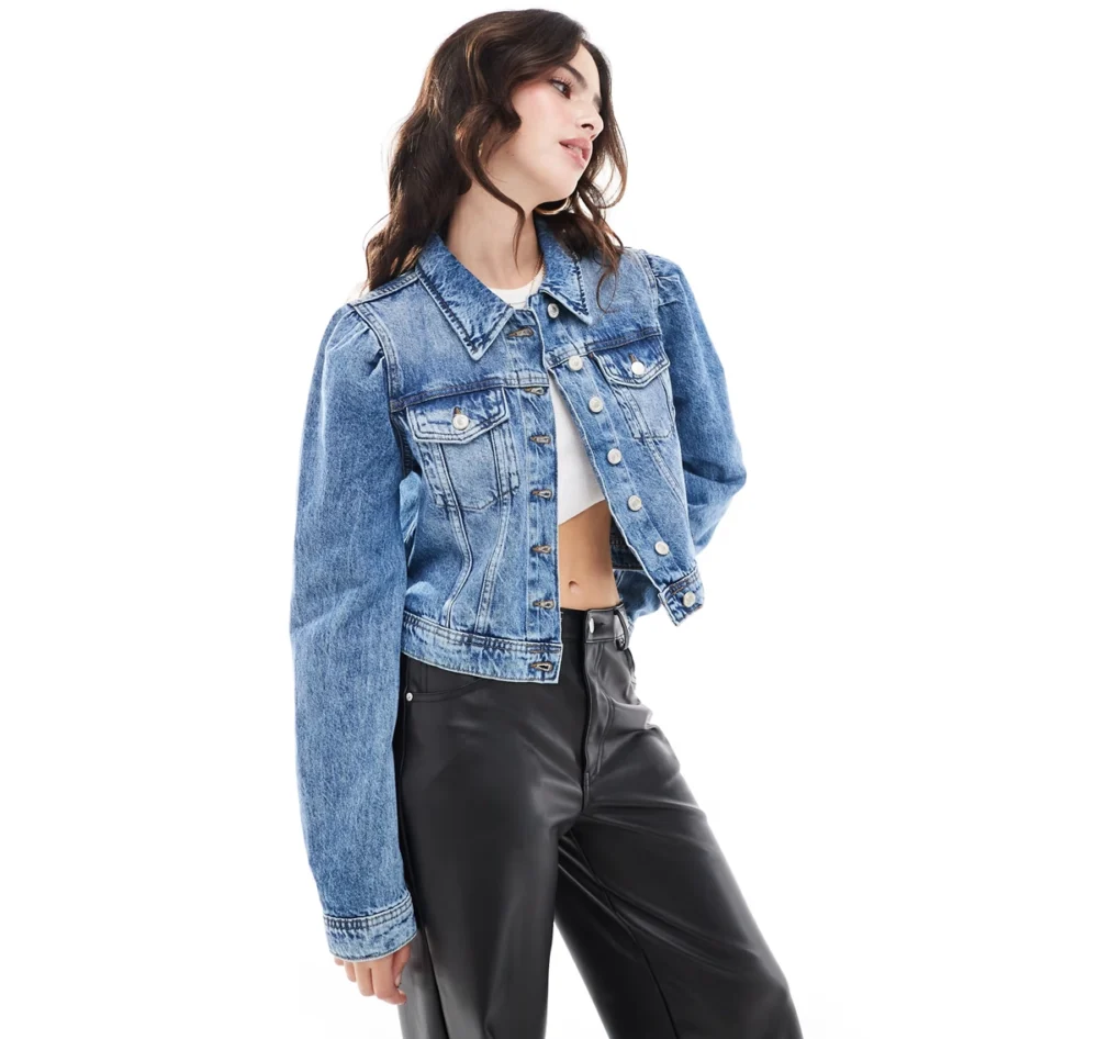 Puff-Sleeve-Denim-Jacket-sale