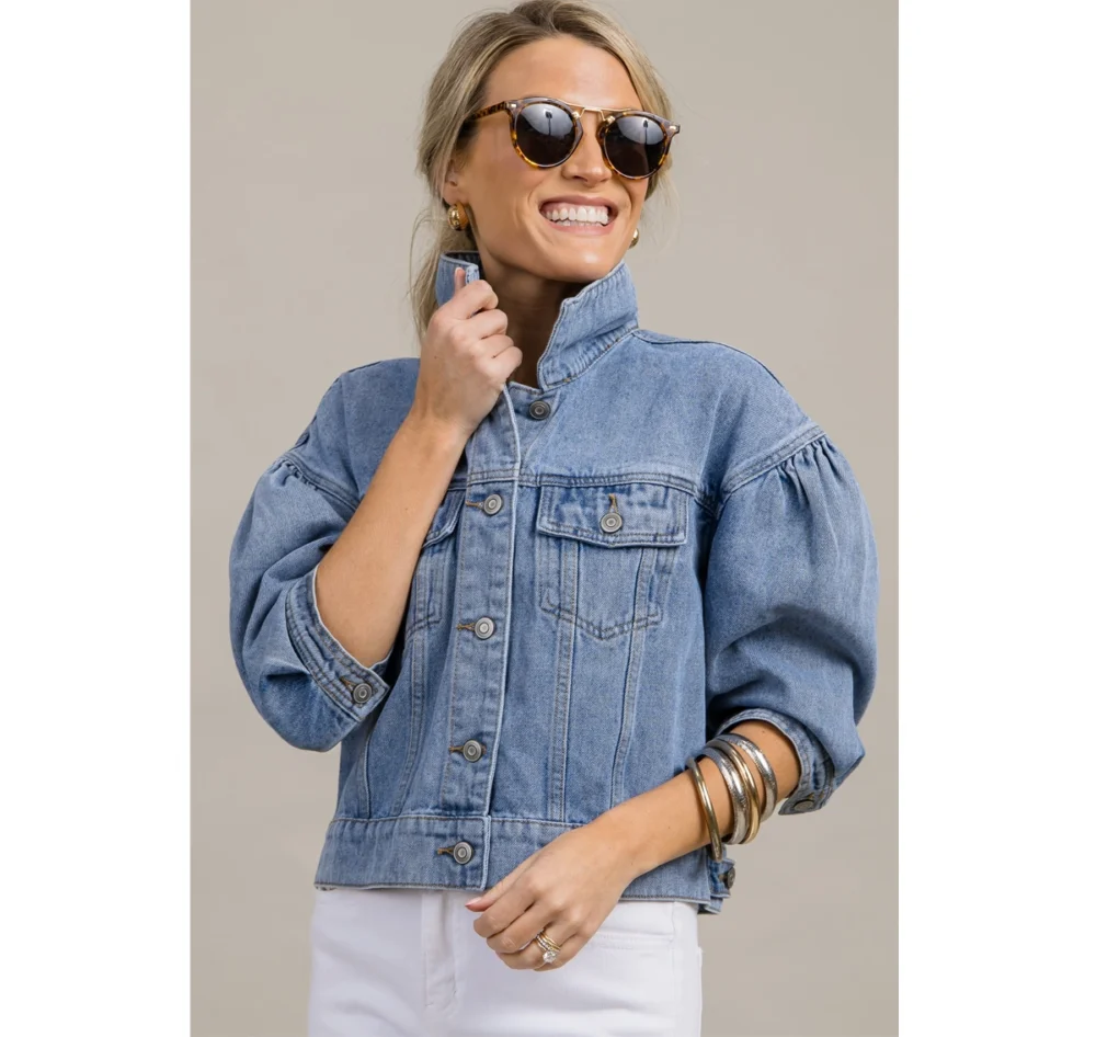 Buy-Puff-Sleeve-Denim-Jacket