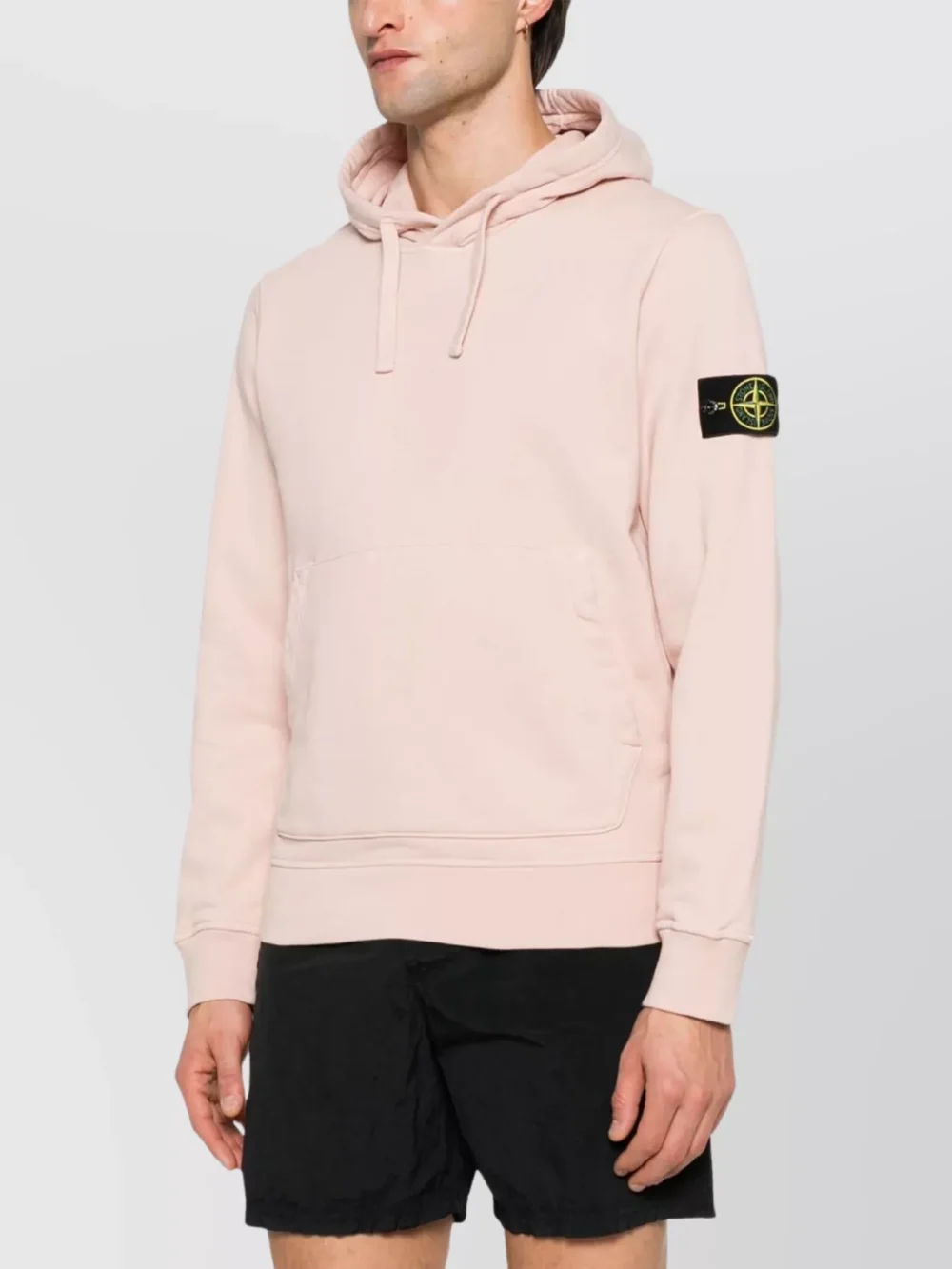 Stone-Island-Hoodie-Pink