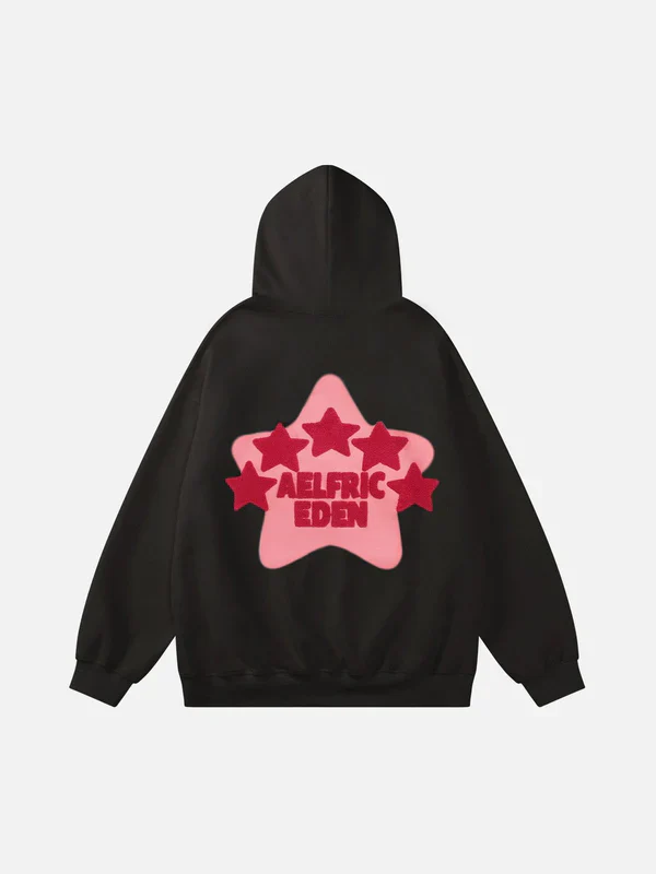 Aelfric_Eden_Vintage_Embroidery_Star_Hoodie_Black