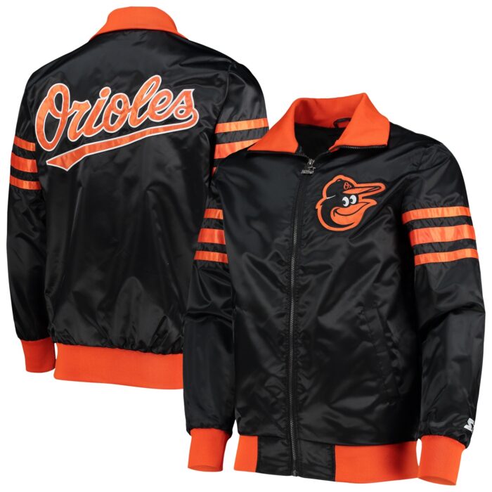 mens-starter-black-baltimore-orioles-the-captain-ii-full-zip-varsity-jacket