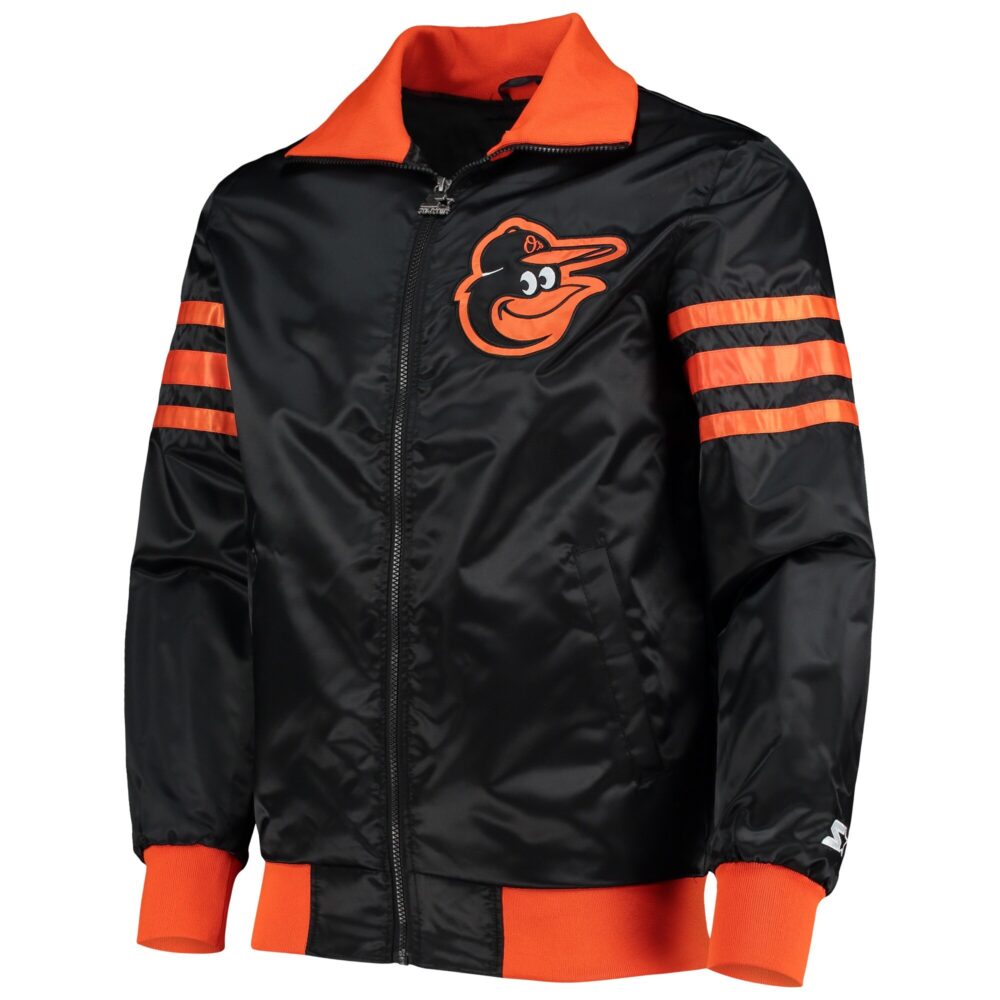 mens-starter-black-baltimore-orioles-the-captain-ii-full-zip-varsity-jacket